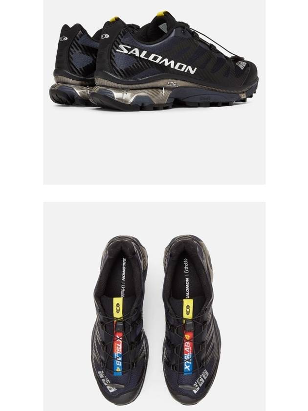 471329 XT4 OG Sneakers Black Silver Metallic Shoes TLS - SALOMON - BALAAN 5