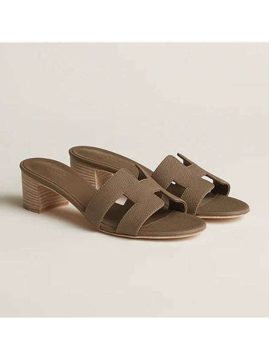 Oasis Sandals Etoupe - HERMES - BALAAN 2