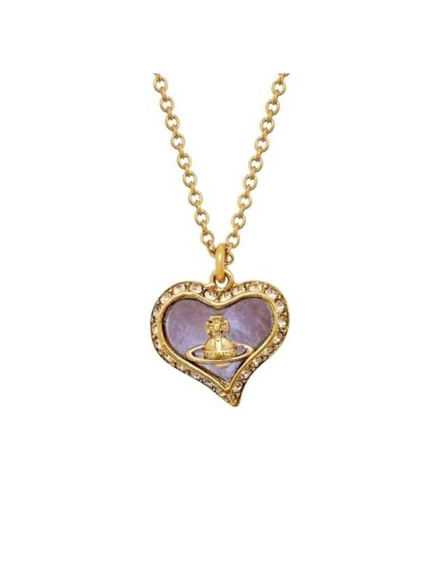 Petra Heart Logo Necklace Gold - VIVIENNE WESTWOOD - BALAAN 1