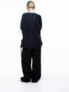 Four Woman Women s M243PT04BKW Side Tuck Wide Cotton Slacks Black - CHANCE'S NOI - BALAAN 3