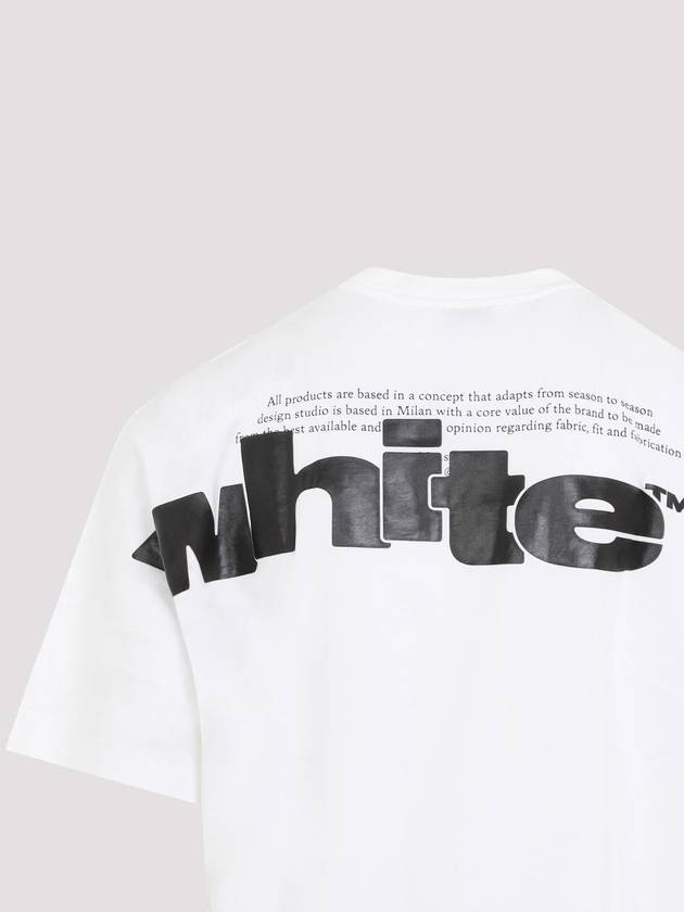 Shared Logo Short Sleeve T-Shirt White - OFF WHITE - BALAAN 4