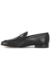 Salvatore Gancini Ornament Loafers Black - SALVATORE FERRAGAMO - BALAAN.