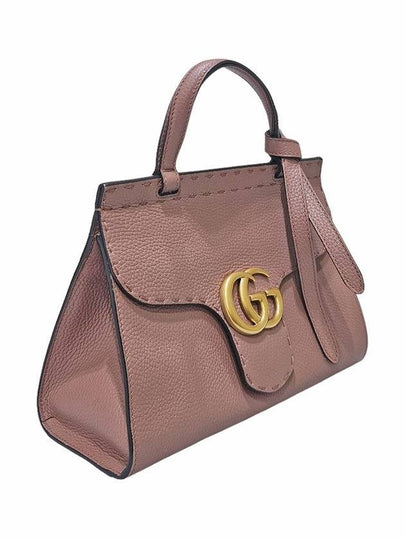 Women s 442622 Leather GG Marmont Mini Tote Bag Strap - GUCCI - BALAAN 2