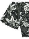 Hawaiian Floral Short Sleeve Shirt Black - ROLLING STUDIOS - BALAAN 5