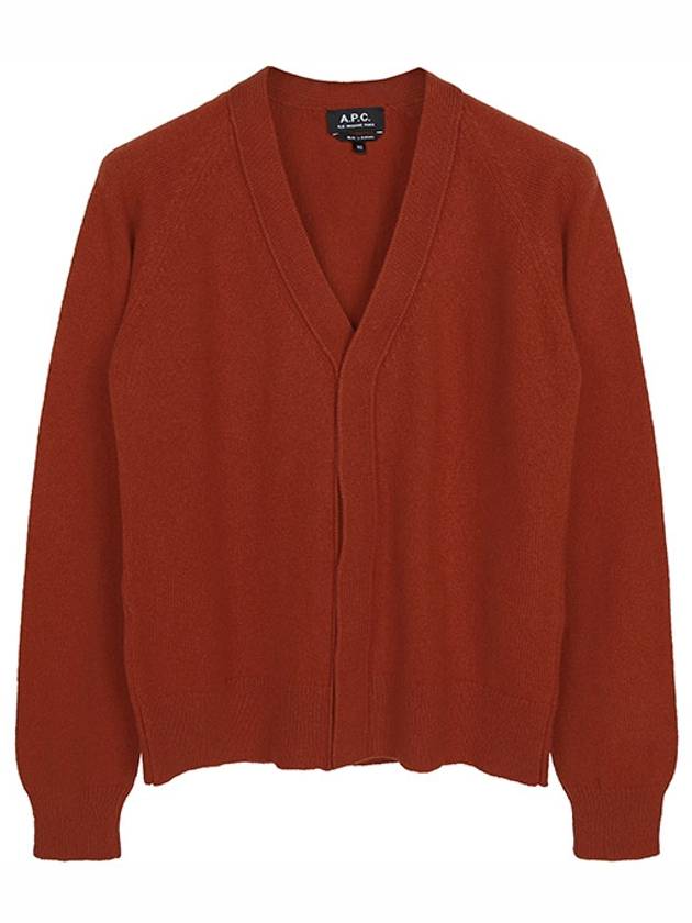 Brick Mary Wool Cardigan WVBCK F22241 EAF - A.P.C. - BALAAN 1