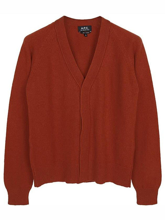 Brick Mary Wool Cardigan WVBCK F22241 EAF - A.P.C. - BALAAN 1