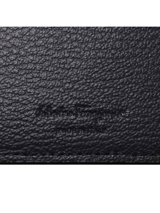 Man's Leather Card Wallet Blue - SALVATORE FERRAGAMO - BALAAN 7