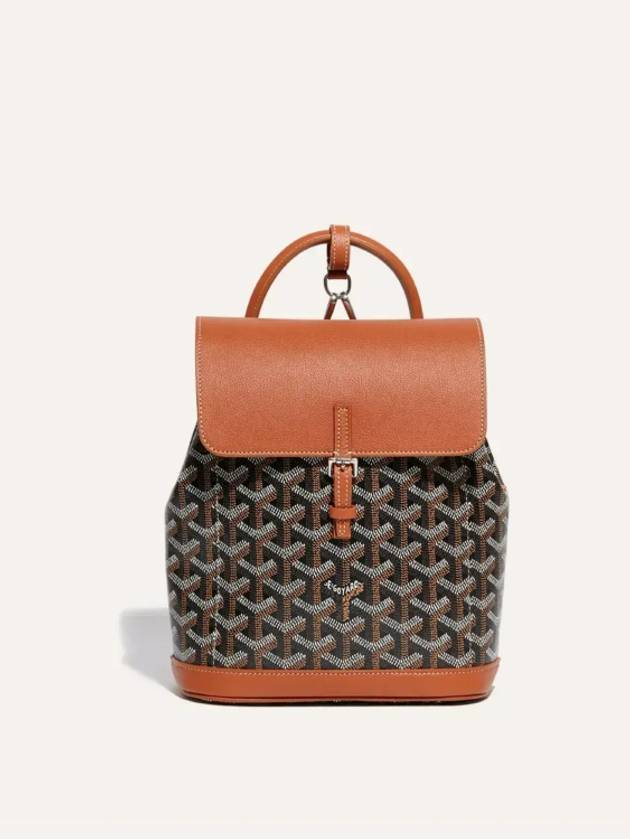 Alpin Mini Backpack In Goyardine Canvas And Chevroches Calfskin - GOYARD - BALAAN 3