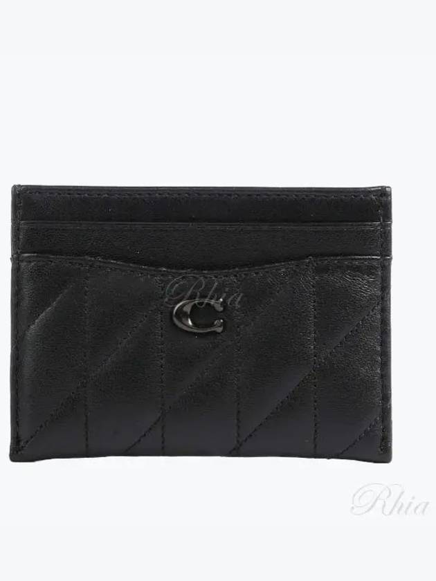 Pillow Quilted Card Wallet Black - COACH - BALAAN 2