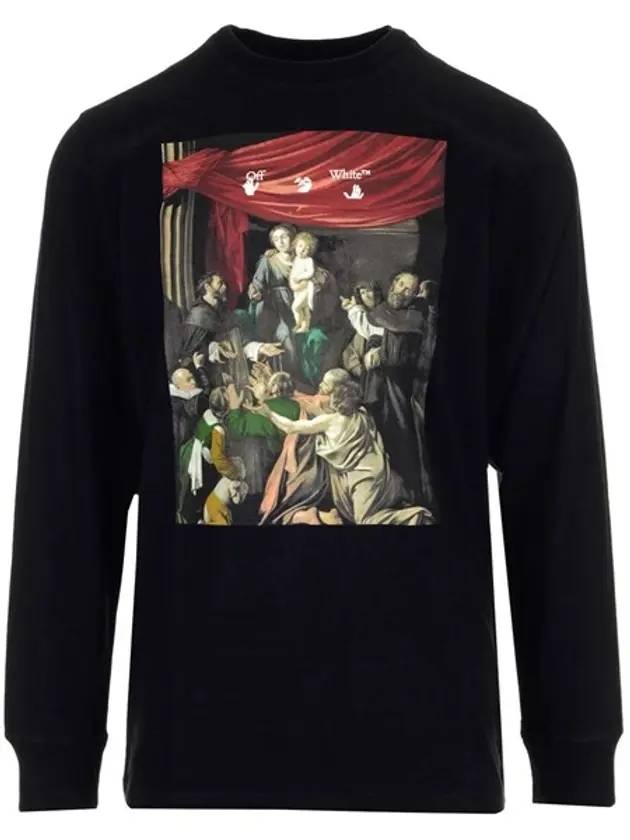 Caravaggio printed long sleeve t-shirt black - OFF WHITE - BALAAN 1