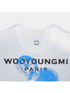 Jellyfish Back Logo Cotton Short Sleeve T-Shirt White - WOOYOUNGMI - BALAAN 3