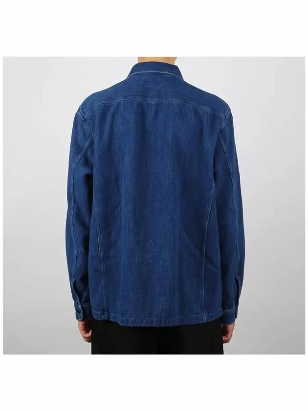 HXH003 FMC058F23 HB004 Blue Denim Shirt - TOM FORD - BALAAN 3