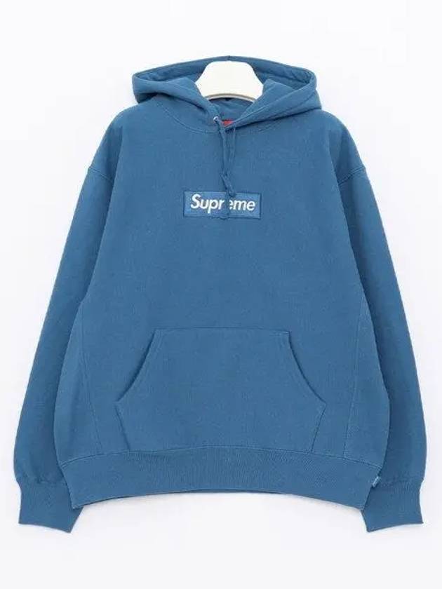 Box Logo Classic Sweatshirt Men s Hoodie FW23SW56 BLUE 1040348 - SUPREME - BALAAN 1