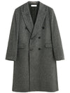 Whale Hairy Mohair Double Coat Grey - OUR LEGACY - BALAAN 2