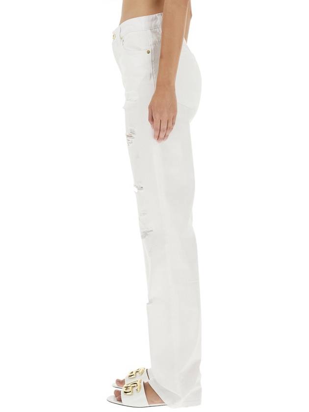 Denim Straight Pants FTCGNDG8JQ3 S9001 WHITE - DOLCE&GABBANA - BALAAN 5