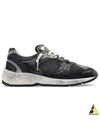 Running Leather Mesh Suede Low Top Sneakers Dark Blue - GOLDEN GOOSE - BALAAN 2