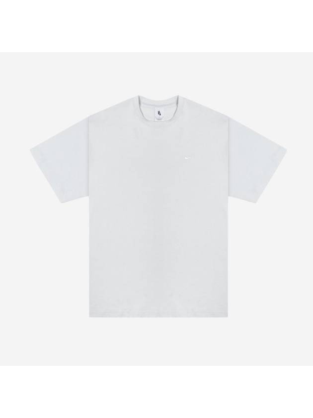 Solo Swoosh Short Sleeve T-shirt White - NIKE - BALAAN 2