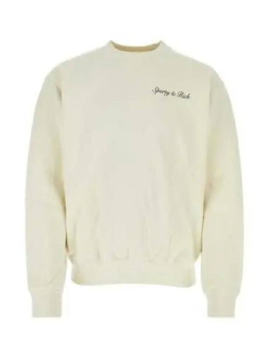 Syracuse crew neck sweatshirt off white CRAW2339OF 1241569 - SPORTY & RICH - BALAAN 1