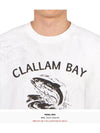 Men s Short Sleeve T Shirt CLAALLAM WHITE DIRTY M - WILD DONKEY - BALAAN 5