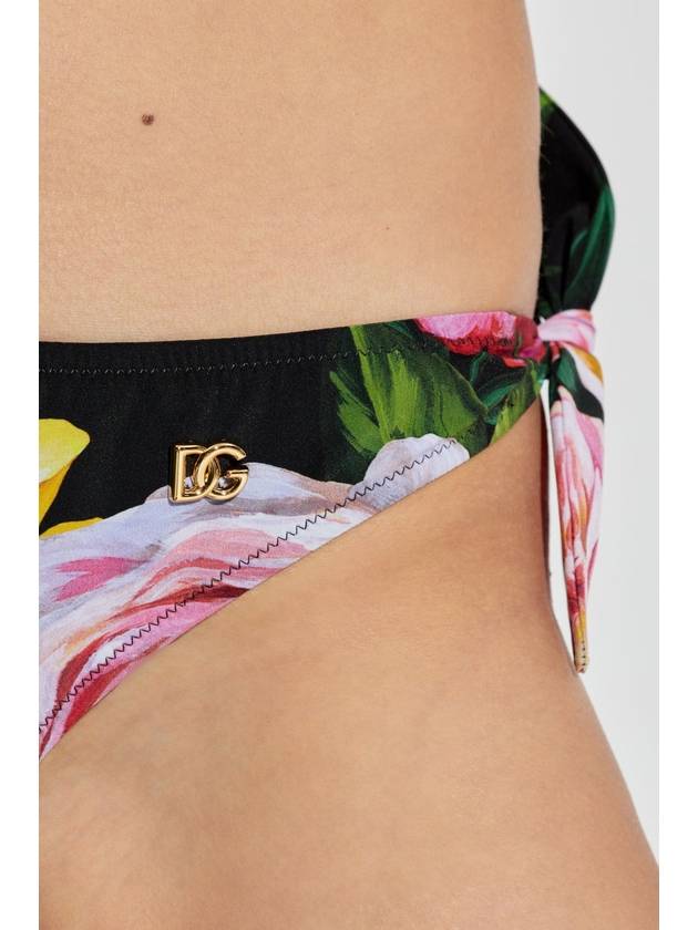 Dolce & Gabbana Two-piece Swimsuit With Floral Motif, Women's, Multicolour - DOLCE&GABBANA - BALAAN 4