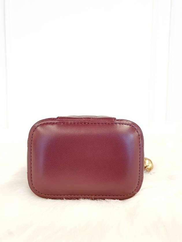 Women s Gold Ball Vanity Burgundy AP1447 Condition - CHANEL - BALAAN 7