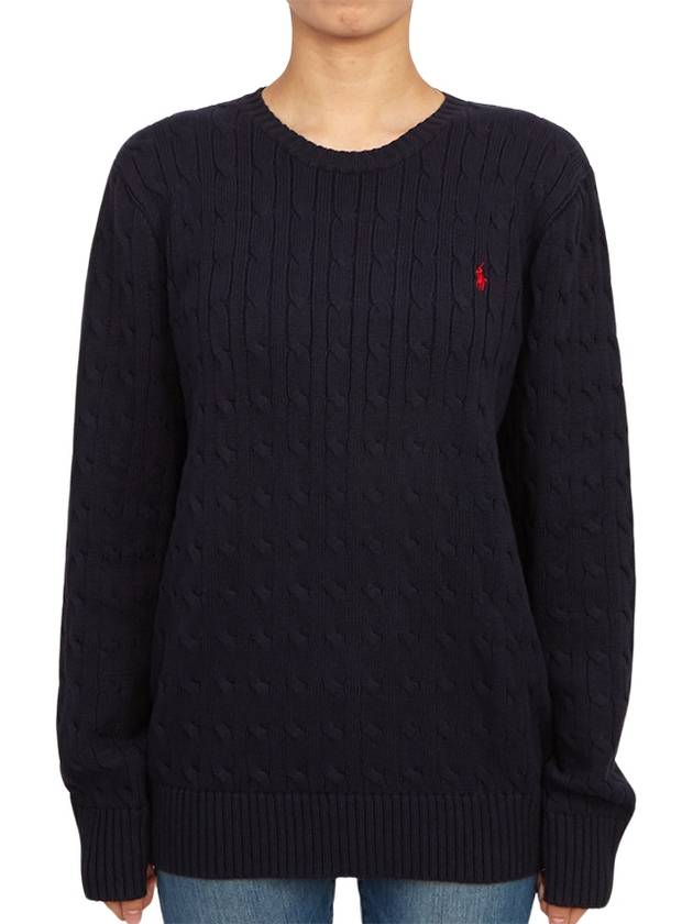 Kids Knit Sweatshirt 323702674009 RL NAVY - POLO RALPH LAUREN - BALAAN 2