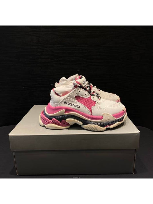 Women's Triple S Low Top Sneakers Pink - BALENCIAGA - BALAAN 2