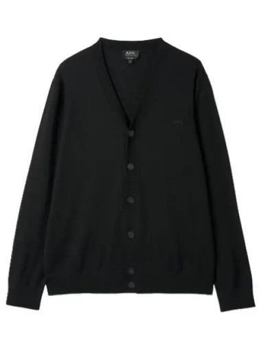 Joe logo cardigan black - A.P.C. - BALAAN 1