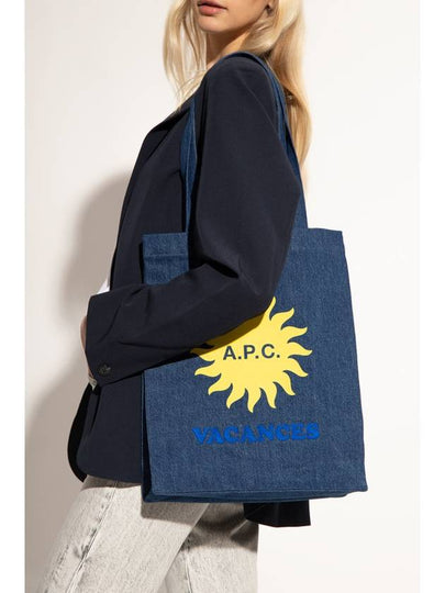 Lou Denim Blue Tote Bag Eco Bag - A.P.C. - BALAAN 2