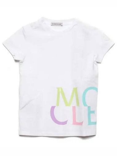 Logo printed short sleeve t shirt 8C00018 8790N 002 22S 1216498 - MONCLER - BALAAN 1