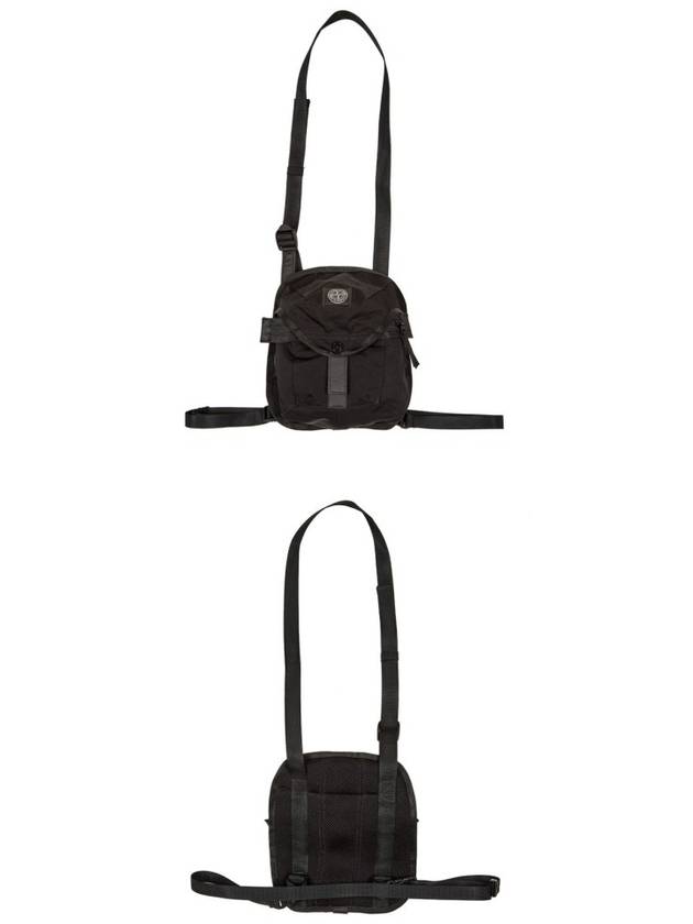 Strong Twirl Belt Cross Bag Black - STONE ISLAND - BALAAN.