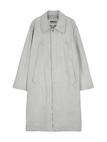 MM6 fluid trench coat white - MAISON MARGIELA - BALAAN 1