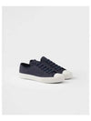 Triangle Logo Low Top Sneakers Baltico Blue - PRADA - BALAAN 2