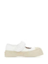 Nappa Leather Mary Jane Low Top Sneakers Lily White - MARNI - BALAAN 2