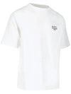 Willy Logo Cotton Short Sleeve T-Shirt White - A.P.C. - BALAAN 5