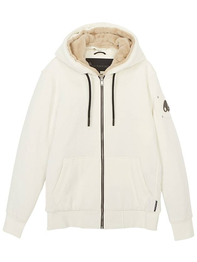 Classic Bunny Zip Up Hoodie Beige Lining White - MOOSE KNUCKLES - BALAAN 2