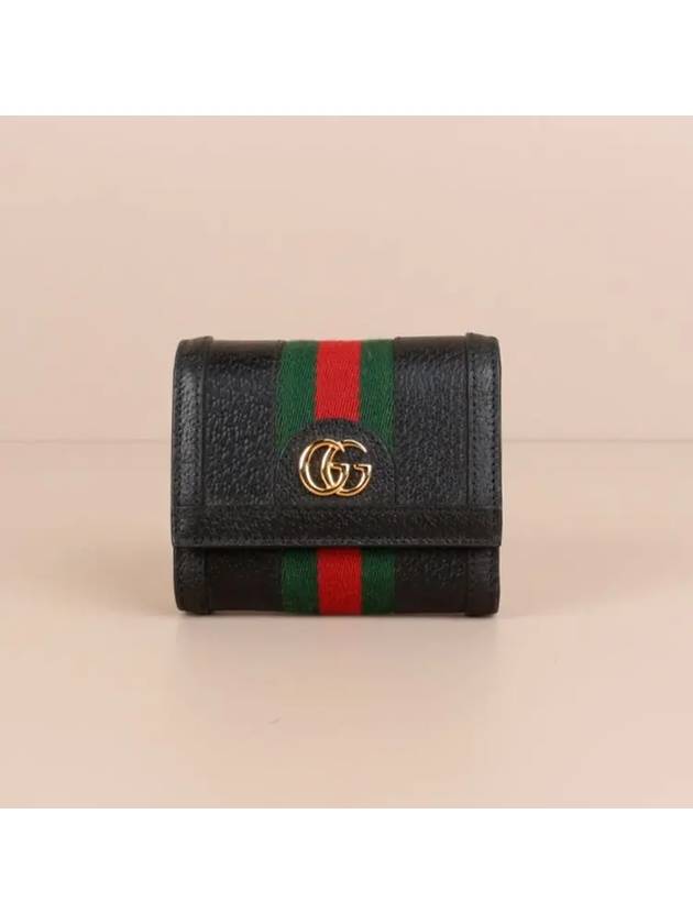 Ophidia 3-fold bifold wallet black 523174 DJ2DG 1060 - GUCCI - BALAAN 2