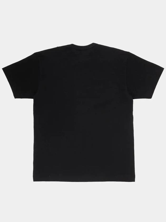 Logo Print Cotton Short Sleeve T Shirt Black - COMME DES GARCONS - BALAAN 4