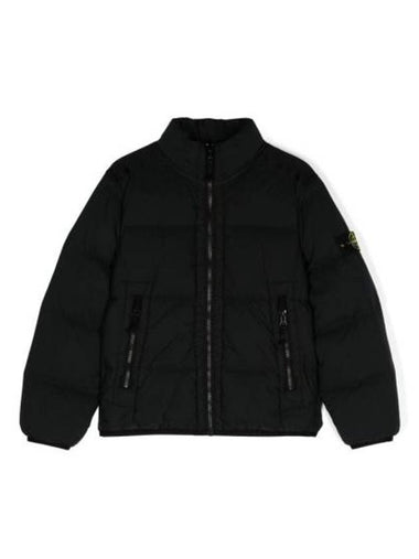 Kids Logo Patch Padding Black - STONE ISLAND - BALAAN 1