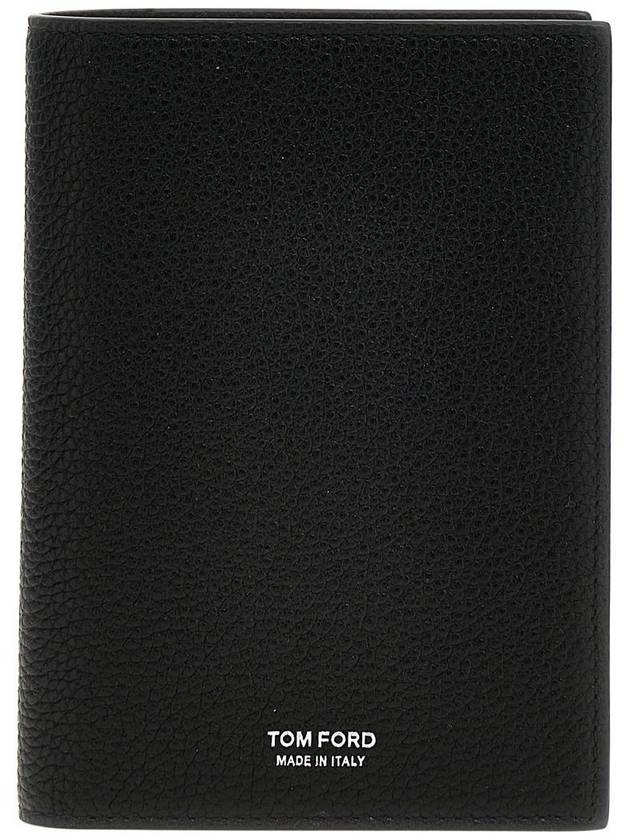 Tom Ford Logo Passport Holder - TOM FORD - BALAAN 1