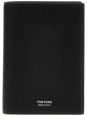 Tom Ford Logo Passport Holder - TOM FORD - BALAAN 1