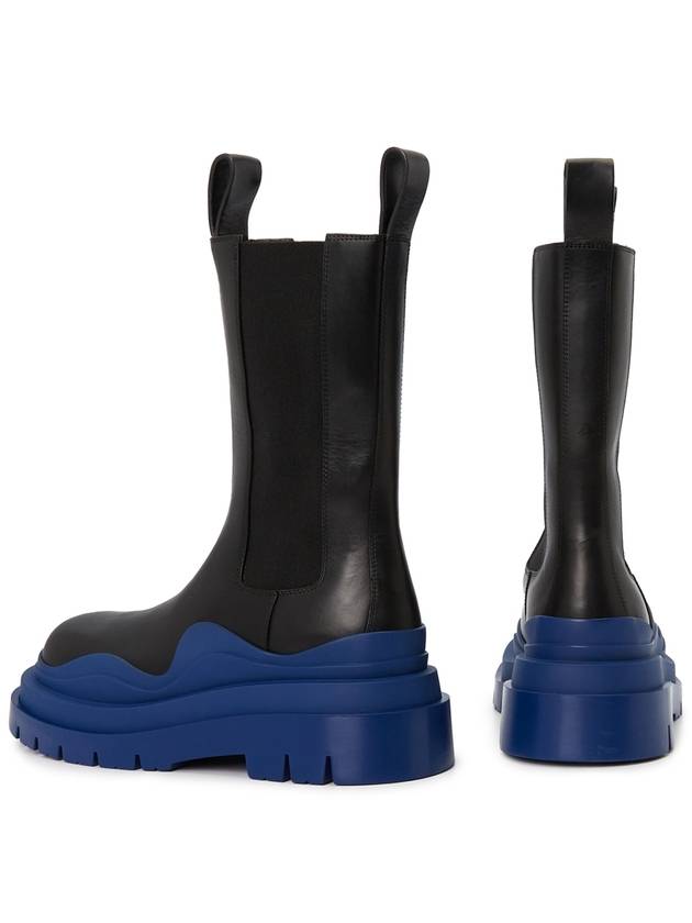 Tire Chelsea Boots Black Blue - BOTTEGA VENETA - BALAAN 7