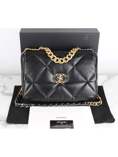 19 Bag Gold Lambskin Handbag L - CHANEL - BALAAN 2