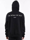 Men s Close Print Hooded Black NOM18298 - IH NOM UH NIT - BALAAN 5