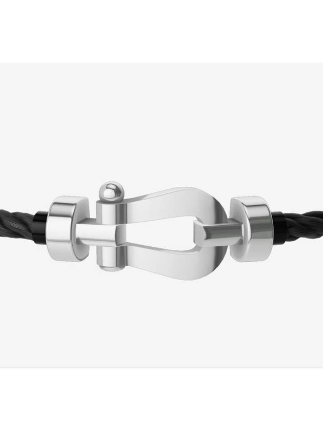 Force Ten Bracelet Medium Model White Gold Black Men 10 - FRED - BALAAN 3