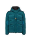 Logo Patch Reversible Padding Green - STONE ISLAND - BALAAN 2