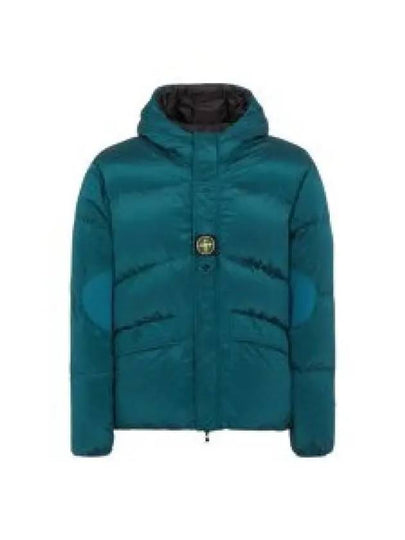 Logo Patch Reversible Padding Green - STONE ISLAND - BALAAN 2