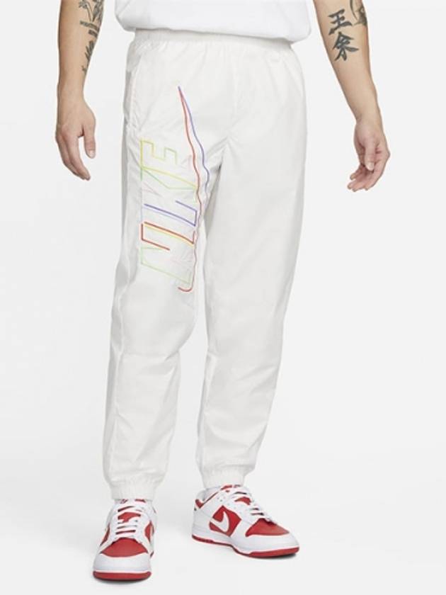 Club Woven Track Pants White - NIKE - BALAAN 2