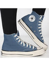 Chuck 70 Vintage Canvas High Top Sneakers Deep Waters - CONVERSE - BALAAN 2