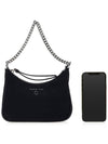 Women's Jet Set Charm Small Shoulder Bag Black - MICHAEL KORS - BALAAN 7